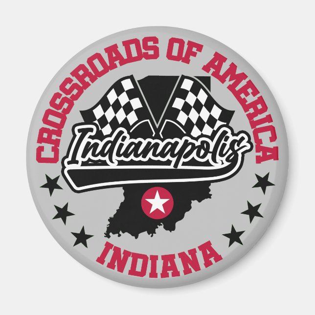 Indianapolis, Indiana Magnet (Vorne)