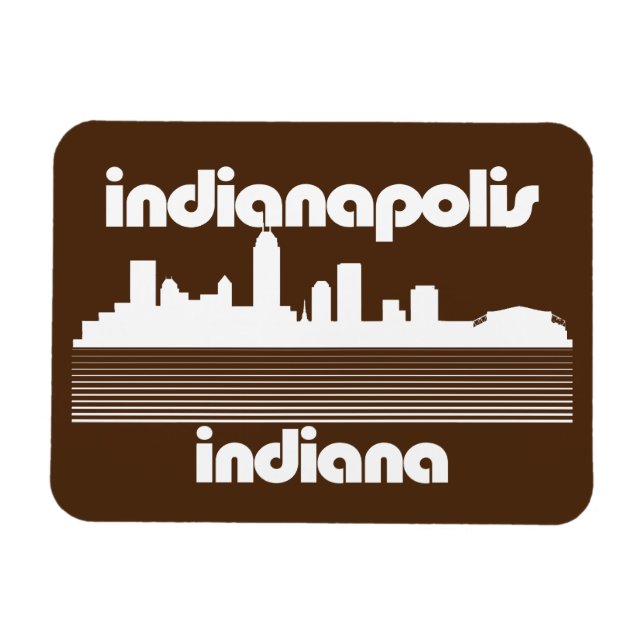 Indianapolis Indiana Magnet (Horizontal)