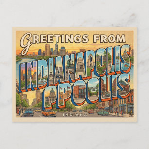Indianapolis Indiana Reise Postkarte
