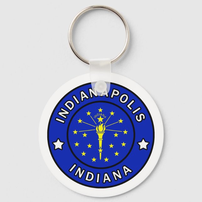 Indianapolis Indiana Schlüsselanhänger (Vorderseite)