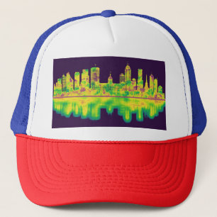 Indianapolis Indiana Skyline Truckerkappe