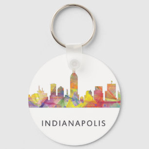 INDIANAPOLIS, INDIANA SKYLINE WB1 - SCHLÜSSELANHÄNGER