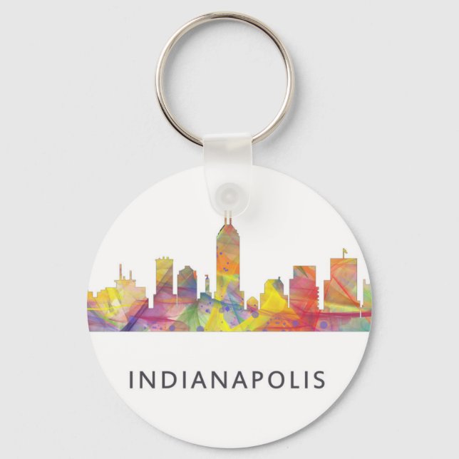 INDIANAPOLIS, INDIANA SKYLINE WB1 - SCHLÜSSELANHÄNGER (Vorderseite)