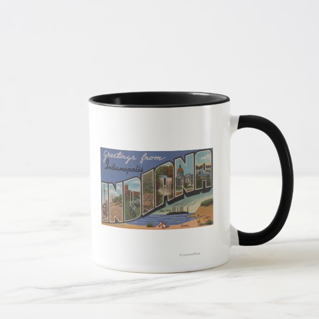 Indianapolis, Indiana (Stahlmühlen/Sanddünen) Tasse (Rechts)