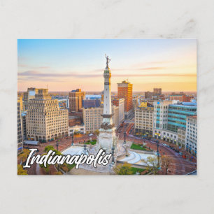 Indianapolis, Indiana, USA Postkarte