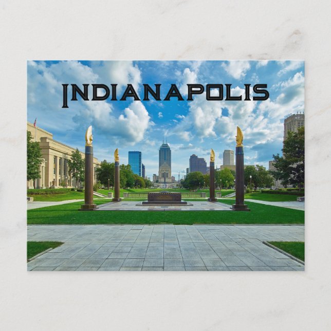 Indianapolis, Indiana, USA Postkarte (Vorderseite)