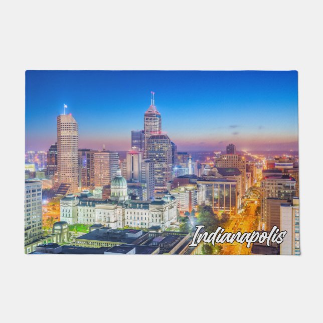 Indianapolis, Indiana, Vereinigte Staaten Fußmatte (Vorderseite)