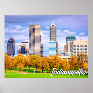 Indianapolis, Indiana, Vereinigte Staaten Poster