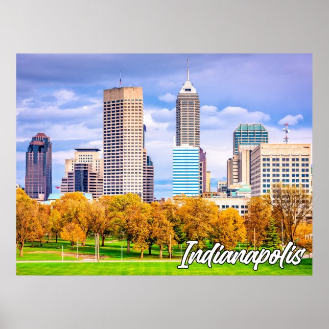 Indianapolis, Indiana, Vereinigte Staaten Poster (Vorne)