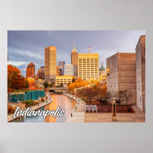 Indianapolis, Indiana, Vereinigte Staaten Poster