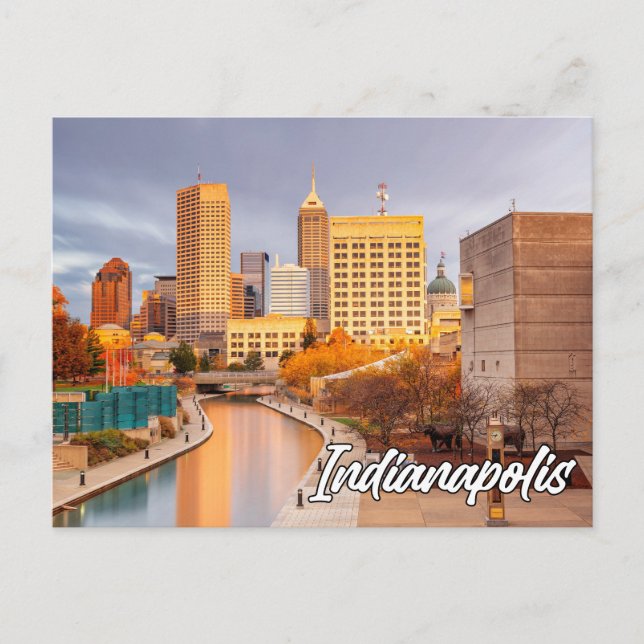 Indianapolis, Indiana, Vereinigte Staaten Postkarte (Vorderseite)