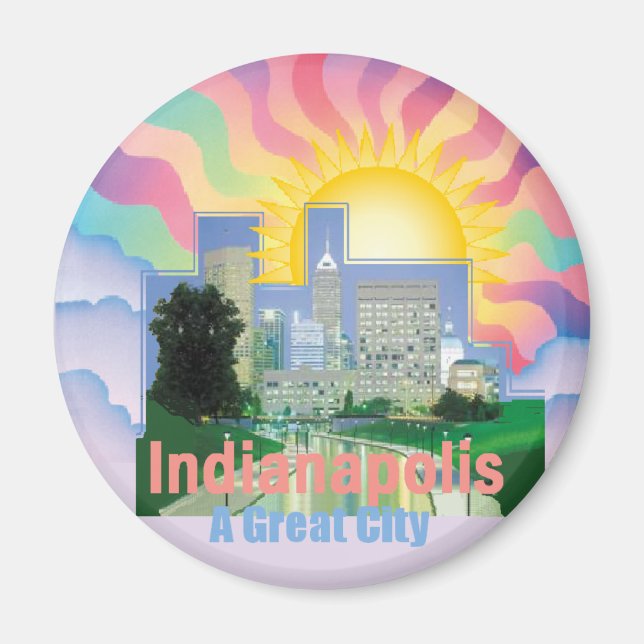 INDIANAPOLIS Magnet (Vorne)