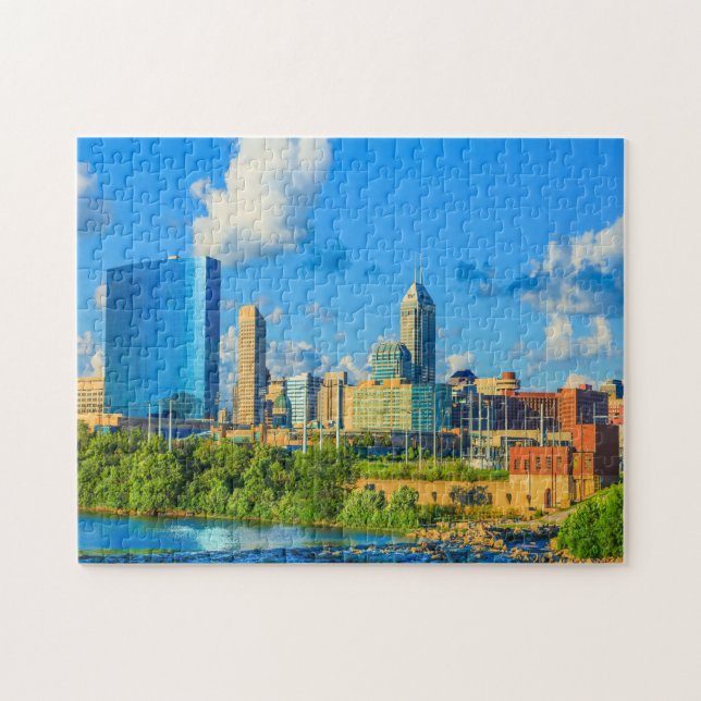 Indianapolis Modernes Bâtiments Jigsaw Puzzle (Horizontal)