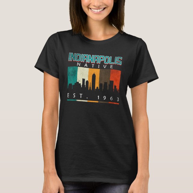 Indianapolis Native Est. 1963 1 T-Shirt (Vorderseite)