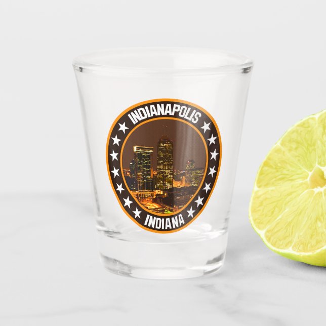 Indianapolis Schnapsglas (Vorderseite)