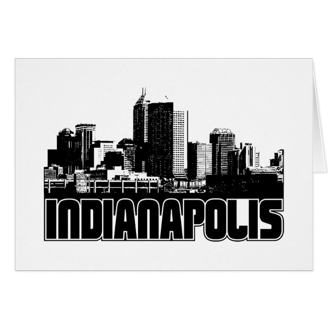 Indianapolis-Skyline (Vorderseite (Horizontal))