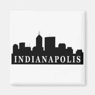 Indianapolis-Skyline Magnet