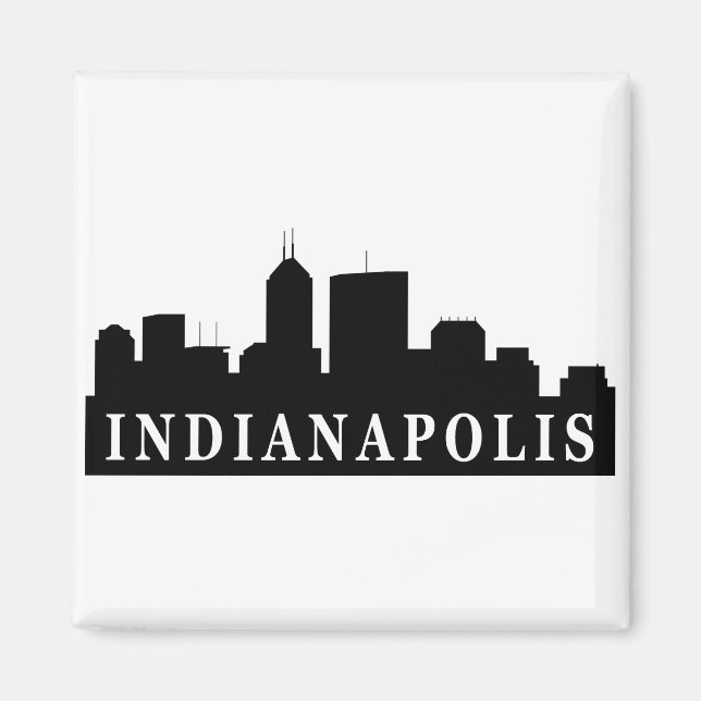 Indianapolis Skyline Magnet (Vorne)
