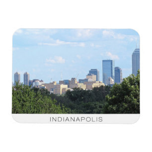 Indianapolis Skyline Magnet