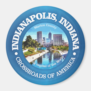 Indianapolis (Städte) Magnet