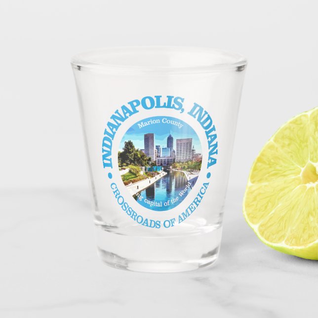 Indianapolis (Städte) Schnapsglas (Vorderseite)