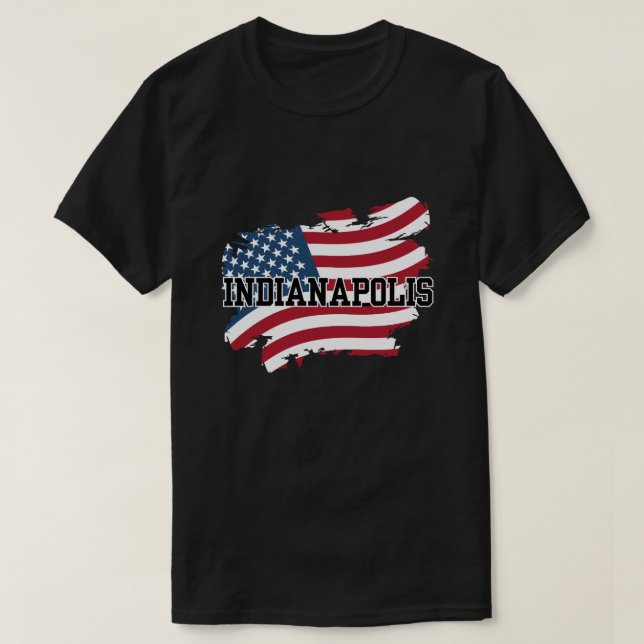Indianapolis USA T-Shirt (Design vorne)
