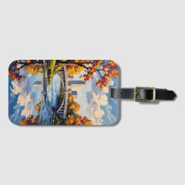 Indianapolis White Bridge Over the White River  Gepäckanhänger