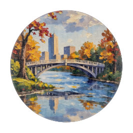 Indianapolis White Bridge Over the White River  Schneidebrett