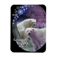 Indianapolis Zoo Eisbär-Schneeflocken