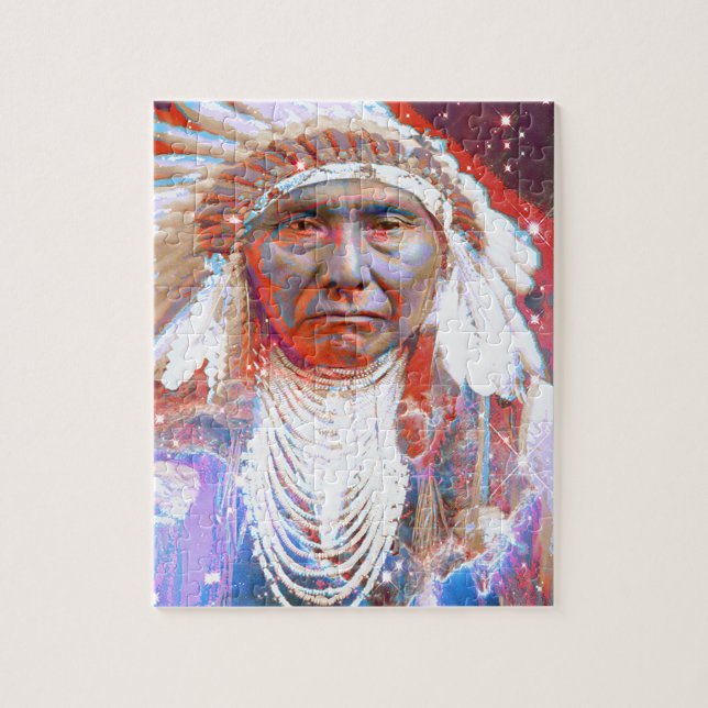 Indianer Crazy Horse (Vertikal)