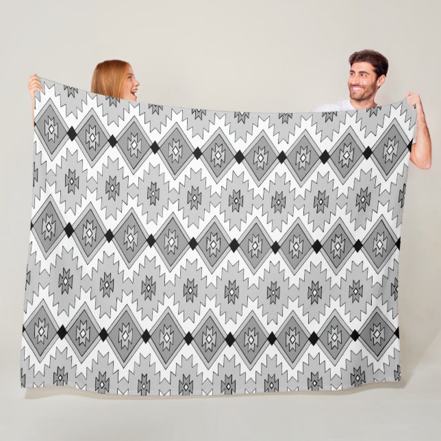 Indianer-Decke aus Fleece (Beispiel)