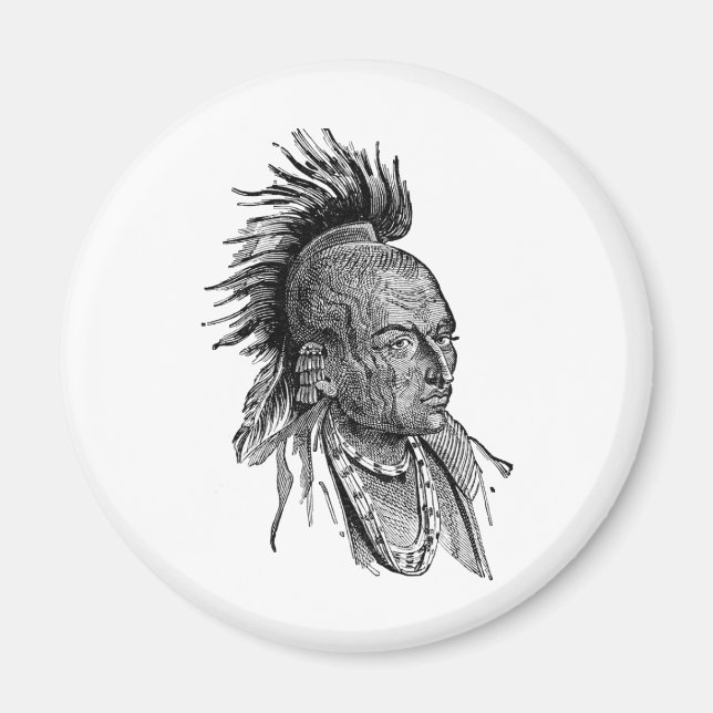 Indianer Magnet (Vorne)