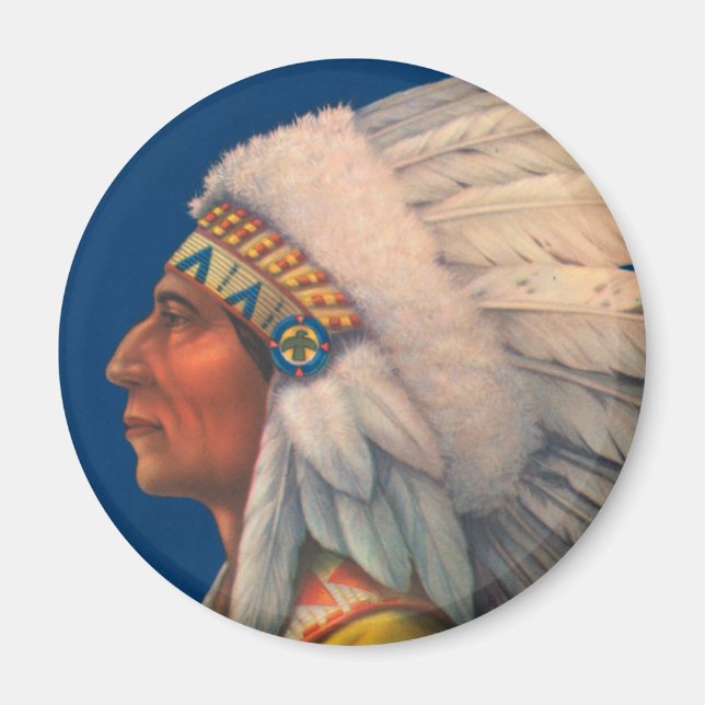 Indianer Magnet (Vorne)