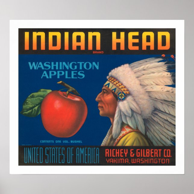 Indianer Poster (Vorne)