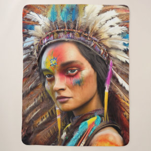 Indianer Sioux Sherpa-Decke Sherpadecke