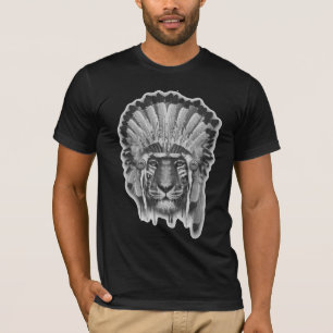 Indianer Tiger Häuptling T-Shirt
