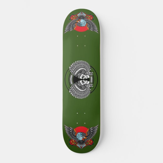 Indianeradler und Chefskateboard Skateboard (Vorderseite)