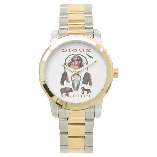 Indianeramerikaner Armbanduhr (Vorderseite)