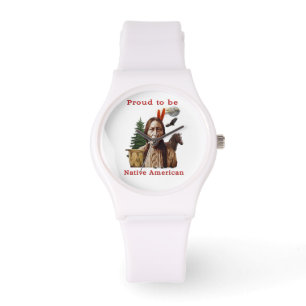 Indianeramerikaner Armbanduhr