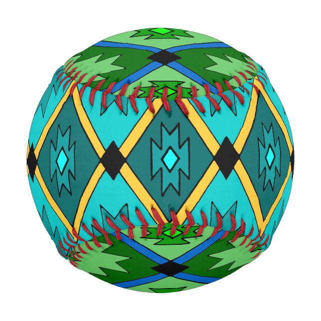 Indianeramerikaner Baseball (Rückseite)