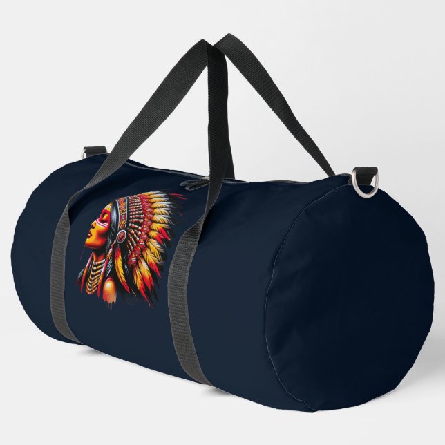 Indianeramerikaner Duffle Bag (Linke Ecke)