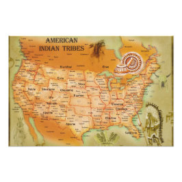 Indianeramerikaner Fotodruck