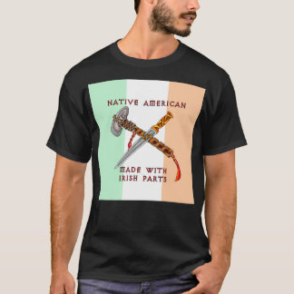 Indianeramerikaner hergestellt aus irischen Teilen T-Shirt