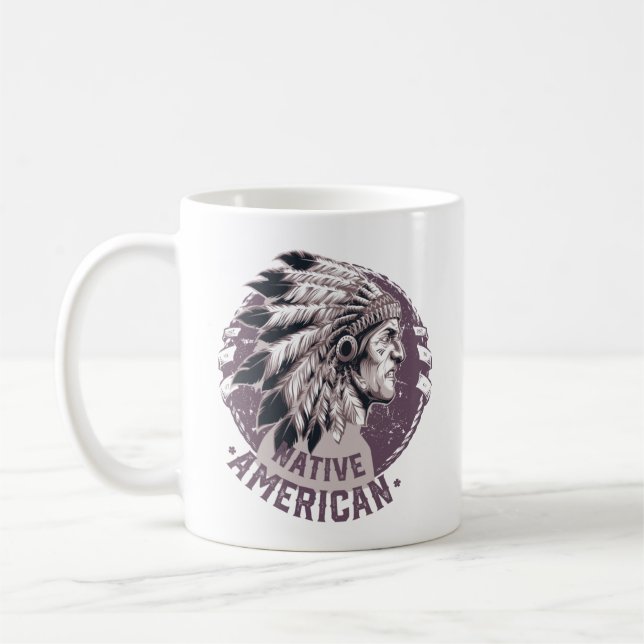 Indianeramerikaner Kaffeetasse (Links)