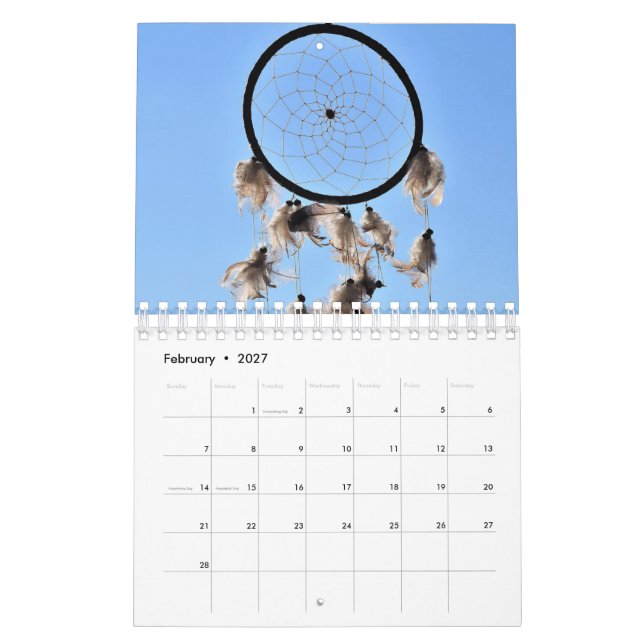 Indianeramerikaner Kalender (Feb 2027)