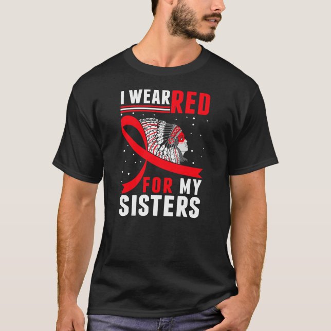 Indianeramerikaner MMIW-Bewusstsein, das ich für m T-Shirt (Vorderseite)