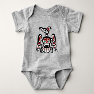 Indianeramerikaner Roter Kaigani Thunderbird Baby Strampler