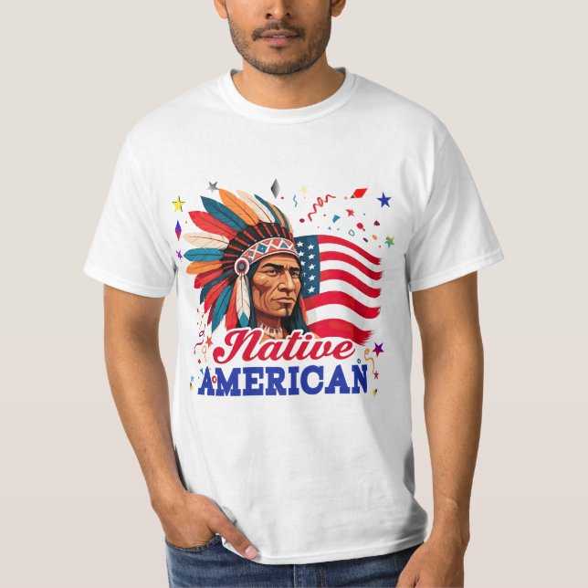 Indianeramerikaner T-Shirt (Vorderseite)