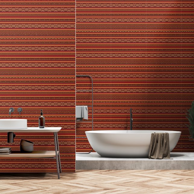 Indianeramerikaner Tapete (Badezimmer)