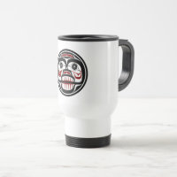 Indianeramerikanisch Rotes Schwarzes Haida Art Wee
